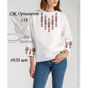 Заготовка на жіночу сорочку "Орнамент 118"