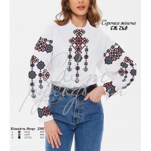 Заготовка на жіночу сорочку 260