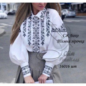 Заготовка на жіночу сорочку Бохо "Темна зірочка"