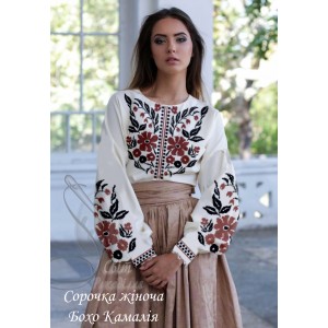 Заготовка на жіночу сорочку Бохо "Камалія"