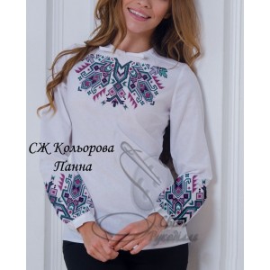 Заготовка на жіночу сорочку "Кольорова Панна"