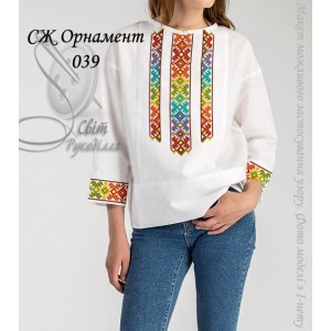 Заготовка на жіночу сорочку "Орнамент 39"