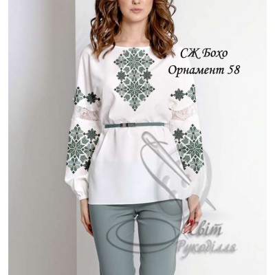 Заготовка на жіночу сорочку "Орнамент 58"