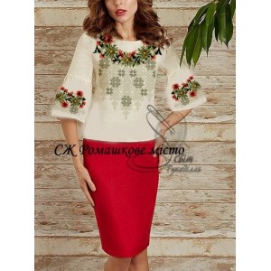 Заготовка на жіночу сорочку "Ромашкове місто"