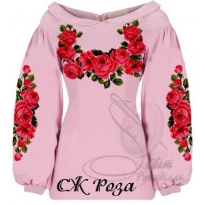 Заготовка на жіночу сорочку "Роза"