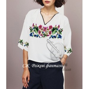 Заготовка на жіночу сорочку "Рожеві фантазії"