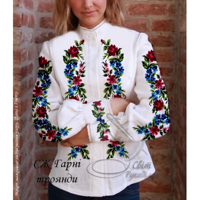 Заготовка на жіночу сорочку "У літній день"