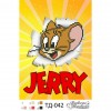 Схема картини "Джеррі" (Серія: Том і Джеррі) для вишивки бісером на тканині (ТД-042)
