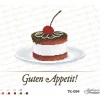 Схема картини Тістечко “Guten Appetit!” для вишивки бісером на габардині (ТК-094)