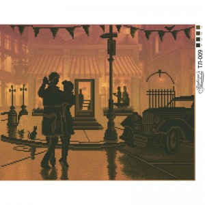 Схема картини "Танго після дощу" для вишивки бісером на тканині (ТЛ-009)