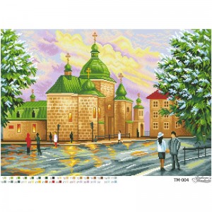 Схема картини "Тихе надвечір'я" для вишивки бісером на тканині (ТМ-004)