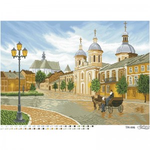 Схема картини "Подорож у минуле" для вишивки бісером на тканині (ТМ-006)