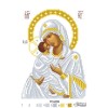 Схема картини "Володимирівська Ікона Божої Матері" для вишивки бісером на тканині (ТО-039)