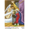 Схема картини "Благовіщення" для вишивки бісером на тканині (ТО-111)