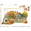 Схема картини "Пейзаж Осінь" для вишивки бісером на тканині (ТП-014)
