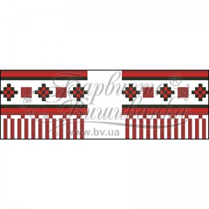 Рушничок для Весільних букетів та декору для вишивки бісером і нитками на тканині (ТР-064)