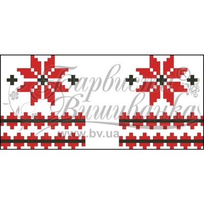 Рушничок для Весільних букетів та декору для вишивки бісером і нитками на тканині (ТР-090)