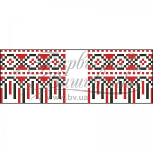 Рушничок для Весільних букетів та декору для вишивки бісером і нитками на тканині (ТР-126)