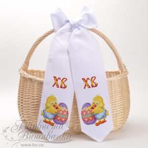 Схема Великодній бант для вишивки бісером і нитками на тканині (ТР-394)