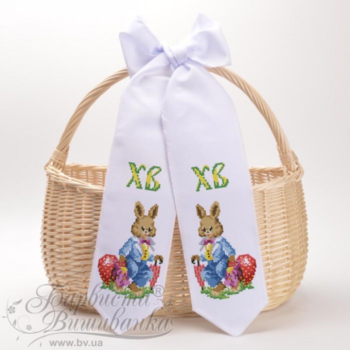 Схема Великодній бант для вишивки бісером і нитками на тканині (ТР-400)