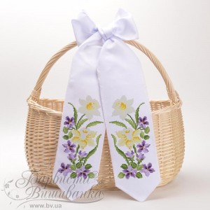 Схема Великодній бант для вишивки бісером і нитками на тканині (ТР-402)