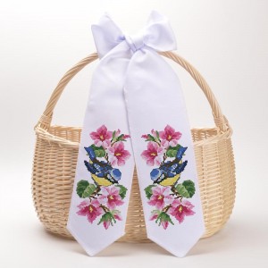 Схема Великодній бант для вишивки бісером і нитками на тканині (ТР-527)