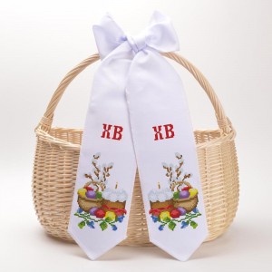 Схема Великодній бант для вишивки бісером і нитками на тканині (ТР-532)