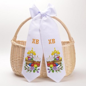 Схема Великодній бант для вишивки бісером і нитками на тканині (ТР-533)