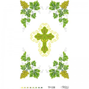 Схема Спасівський рушник для вишивки бісером і нитками на тканині (ТР-538)