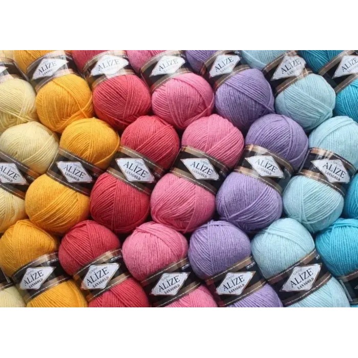 LanaGold-240 Коричневий меланж  Пряжа ALIZE Lana Gold