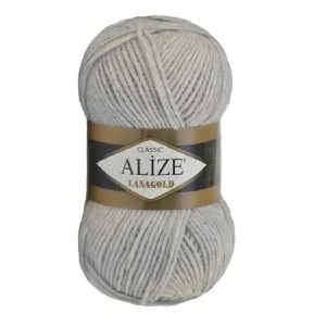 LanaGold-684 Меланж попелястий   Пряжа ALIZE Lana Gold