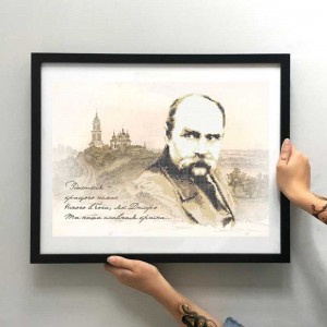 Схема картини Золота Підкова ЗПЛ-022 "Кобзар" для вишивання бісером на шовку