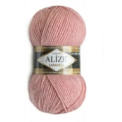 LanaGold-161 Пудра Пряжа ALIZE Lana Gold