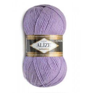 LanaGold-166 Ліловий  Пряжа ALIZE Lana Gold